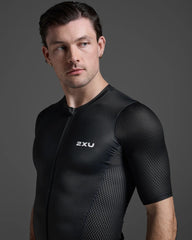 2XU AERO HEX SLEEVED TRI TOP